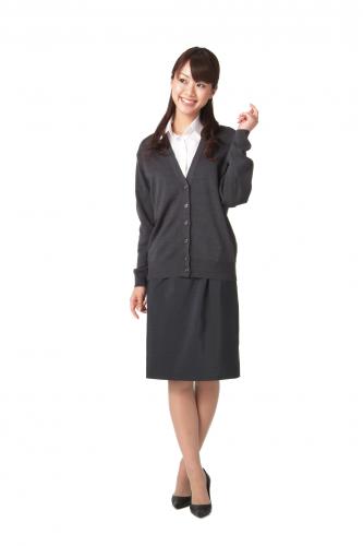 ざっくり網目で素朴な印象 7ゲージカーディガン 選べる3色　日本製