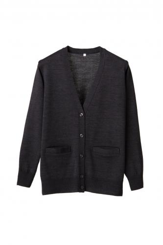 抗ピル(毛玉防止加工)ポケット付カーディガン　選べる3色　日本製