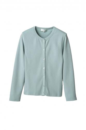 シンプルで着回しのきく丸首カーディガン　選べる4色