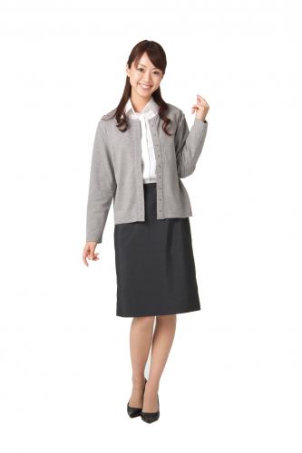 脱ぎ着がらくらくスナップボタンカーディガン　選べる3色