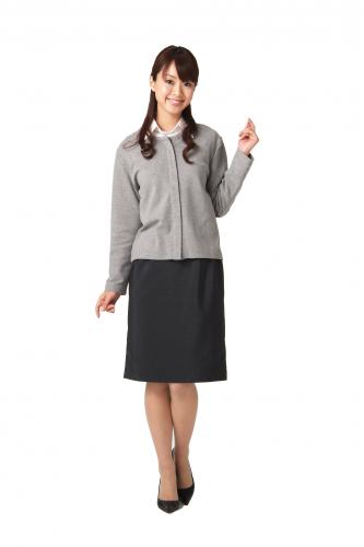 脱ぎ着がらくらくスナップボタンカーディガン　選べる3色