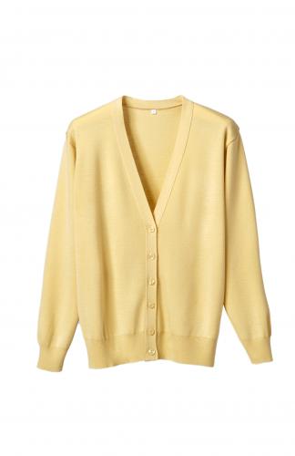 抗ピル(毛玉防止加工)長袖カーディガン　選べる16色　日本製