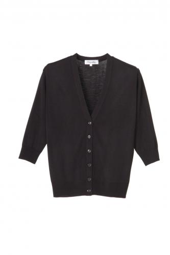 抗ピル(毛玉防止加工)七分袖カーディガン　選べる7色　日本製