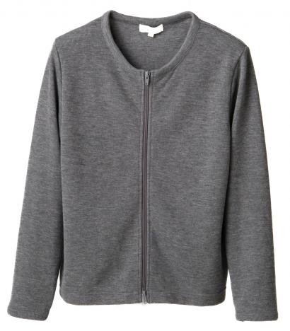 ダブルジップ(両開きジップ)カーディガン　選べる5色